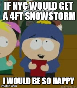 Craig Would Be So Happy | IF NYC WOULD GET A 4FT SNOWSTORM I WOULD BE SO HAPPY | image tagged in craig would be so happy | made w/ Imgflip meme maker
