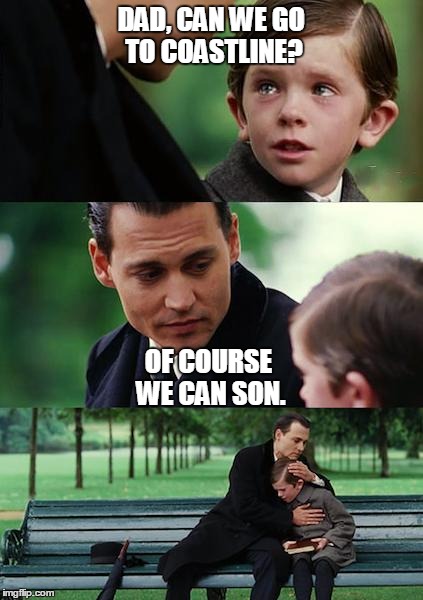 Finding Neverland Meme | DAD, CAN WE GO TO COASTLINE? OF COURSE WE CAN SON. | image tagged in memes,finding neverland | made w/ Imgflip meme maker