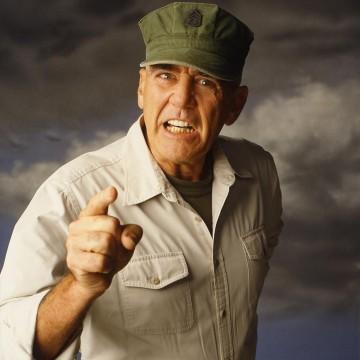 R Lee Ermey Blank Meme Template