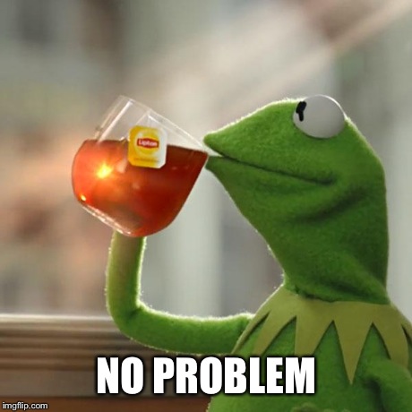 But That's None Of My Business Meme | NO PROBLEM | image tagged in memes,but thats none of my business,kermit the frog | made w/ Imgflip meme maker