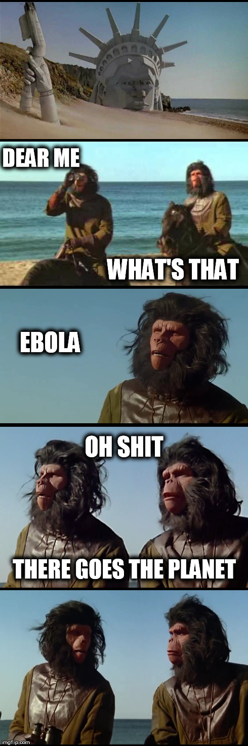 What's that in NYC? | EBOLA THERE GOES THE PLANET OH SHIT DEAR ME WHAT'S THAT | image tagged in memes,new york,ebola,funny | made w/ Imgflip meme maker