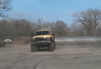 donut | image tagged in gifs,truck | made w/ Imgflip video-to-gif maker