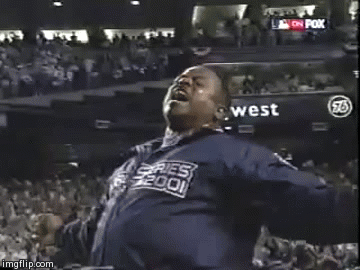 Trumpeter kills it: Fuck yeah!! | image tagged in gifs,trumpet,national anthem,2001 world series,winning,jesse mcguire | made w/ Imgflip video-to-gif maker