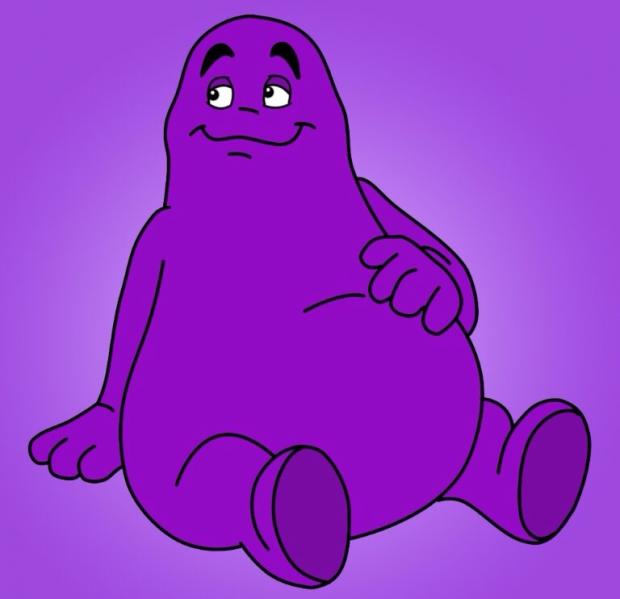 Grimace Blank Meme Template