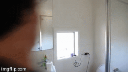 BathroomIntruder | image tagged in gifs,pervinvadesyertoilet | made w/ Imgflip video-to-gif maker