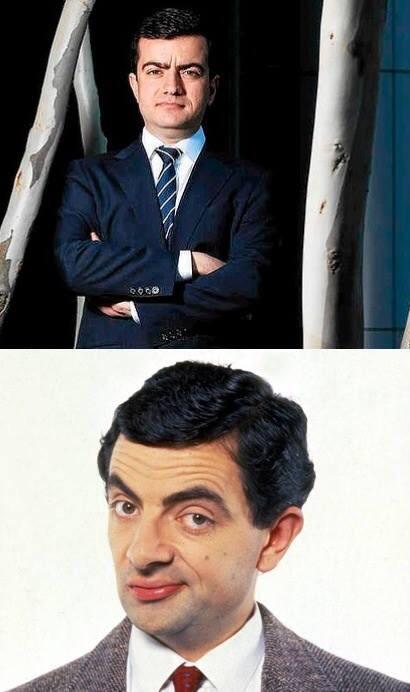 High Quality Village Idiot and Mr Bean Blank Meme Template