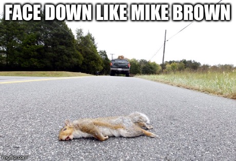 FACE DOWN
LIKE MIKE BROWN | made w/ Imgflip meme maker