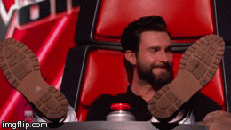 Adam Levine being silly | image tagged in gifs,adamlevine | made w/ Imgflip video-to-gif maker