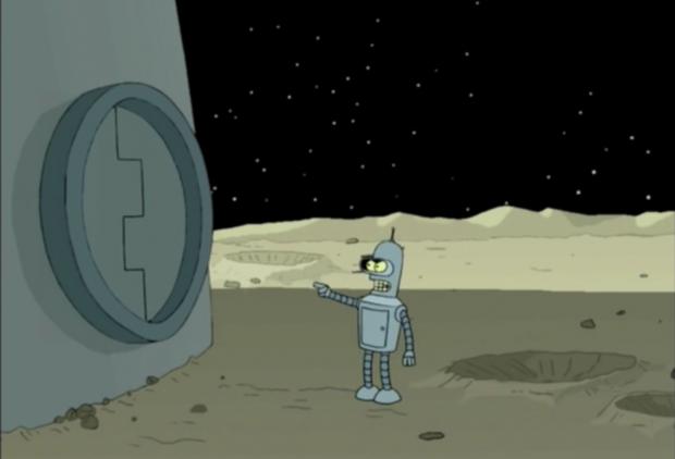 High Quality Blackjack and hookers bender futurama Blank Meme Template