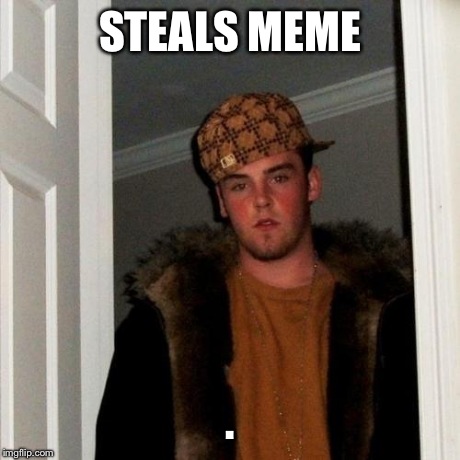 Scumbag Steve Meme | STEALS MEME . | image tagged in memes,scumbag steve | made w/ Imgflip meme maker