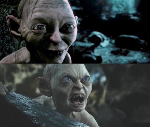 lord of the rings meme gollum staring at the ring meme