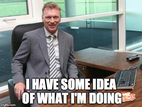 David Moyes | I HAVE SOME IDEA OF WHAT I'M DOING | image tagged in david moyes | made w/ Imgflip meme maker