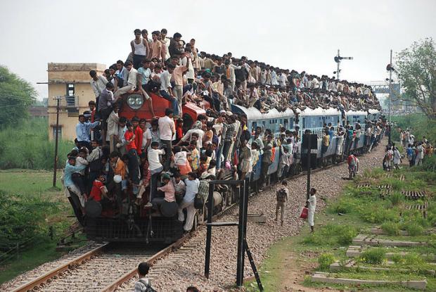 High Quality Train with indians  Blank Meme Template