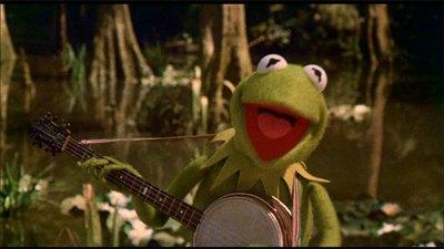 High Quality Kermit Banjo Muppet Movie Blank Meme Template