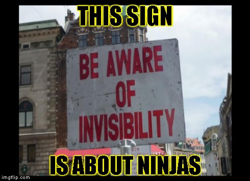 THIS SIGN IS ABOUT NINJAS | image tagged in ninja sign | made w/ Imgflip meme maker