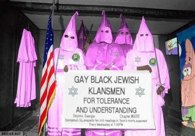 Gay KKK Blank Meme Template