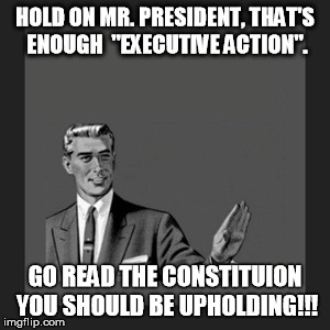 Kill Yourself Guy | HOLD ON MR. PRESIDENT, THAT'S ENOUGH  "EXECUTIVE ACTION". GO READ THE CONSTITUION YOU SHOULD BE UPHOLDING!!! | image tagged in memes,kill yourself guy | made w/ Imgflip meme maker