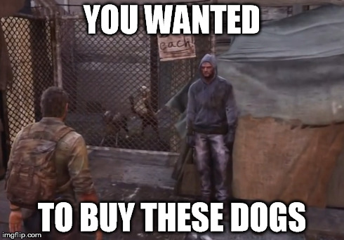 YOU WANTED TO BUY THESE DOGS | image tagged in gaming | made w/ Imgflip meme maker