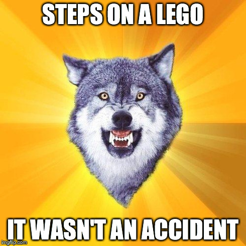 STEPS ON A LEGO IT WASN'T AN ACCIDENT | made w/ Imgflip meme maker