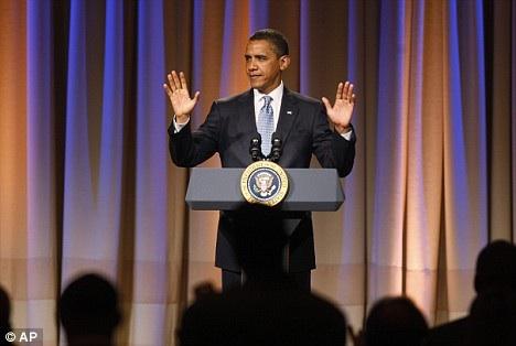 Obama Hands Up Blank Meme Template