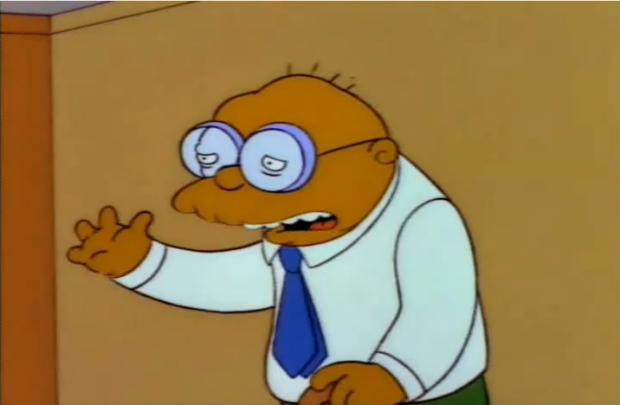 High Quality simpson hans moleman Blank Meme Template