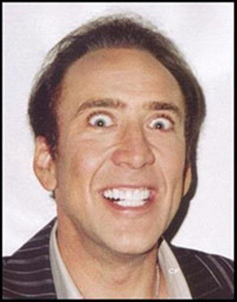 Nicolas cage Blank Meme Template