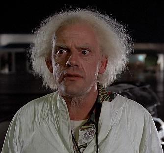 Doc Brown Blank Meme Template