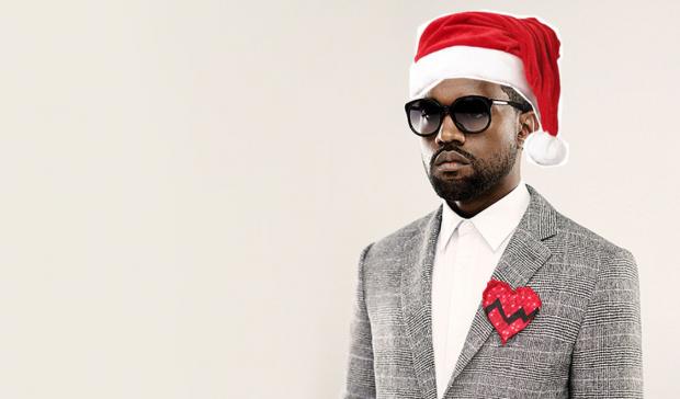 Kayne Christmas Blank Meme Template