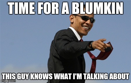 Cool Obama | TIME FOR A BLUMKIN THIS GUY KNOWS WHAT I'M TALKING ABOUT | image tagged in memes,cool obama | made w/ Imgflip meme maker
