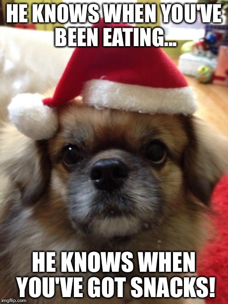 HE KNOWS WHEN YOU'VE BEEN EATING... HE KNOWS WHEN YOU'VE GOT SNACKS! | image tagged in edwin | made w/ Imgflip meme maker
