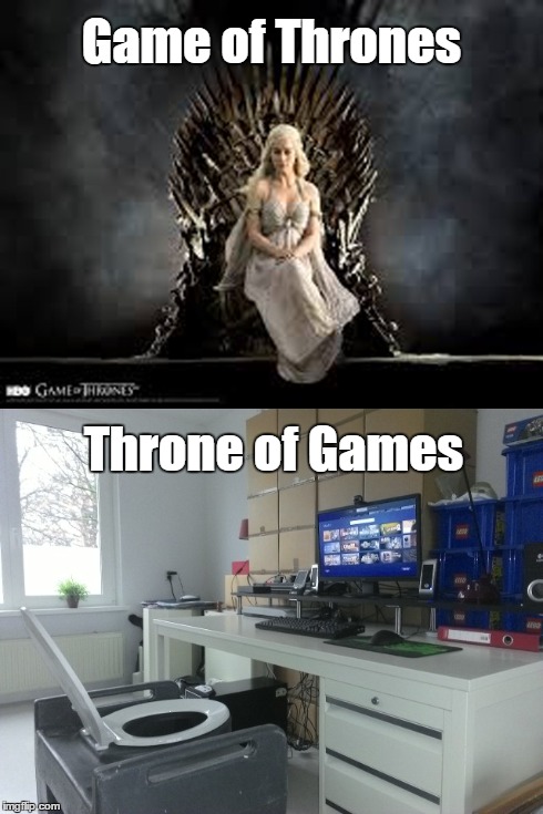 Throne of Games | Game of Thrones Throne of Games | image tagged in game of thrones | made w/ Imgflip meme maker