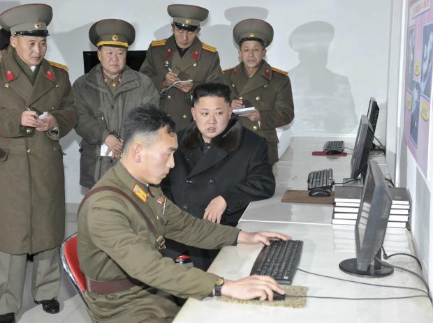 North Korean Computer Blank Meme Template