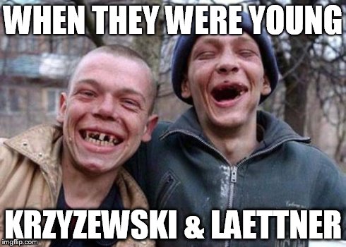 Ugly Twins | WHEN THEY WERE YOUNG KRZYZEWSKI & LAETTNER | image tagged in memes,ugly twins | made w/ Imgflip meme maker