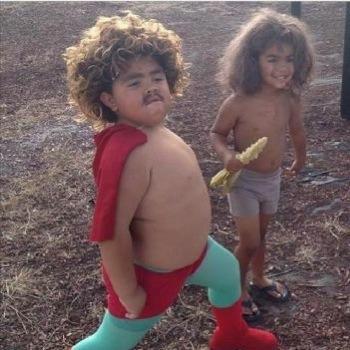 Nacho libre kid Blank Meme Template