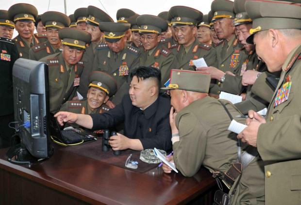 Kim Jong Un Hacking Blank Meme Template