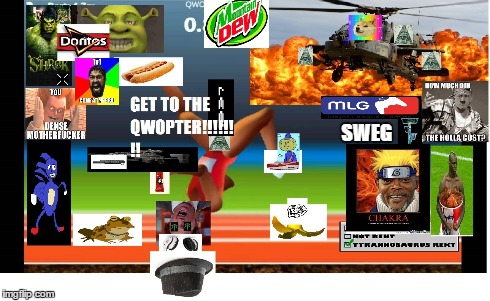 GET TO THE QWOPEr!!!!!!!!!!!!!!! | SWEG | image tagged in quickscope,qwop | made w/ Imgflip meme maker