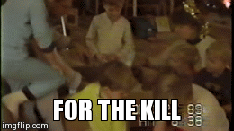 FOR THE KILL | image tagged in gifs,christmas,big family,family,presents | made w/ Imgflip video-to-gif maker