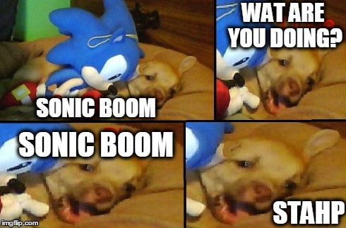 Sonic Boom Stahp | SONIC BOOM STAHP | image tagged in stop,memes,sonic the hedgehog | made w/ Imgflip meme maker