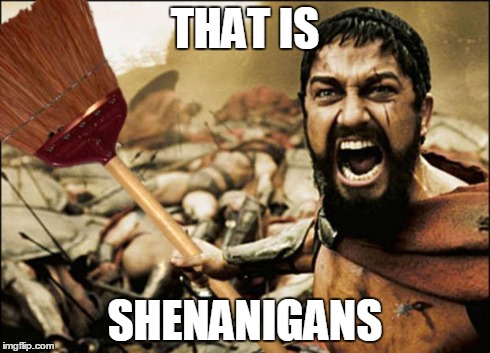 Shenanigans | THAT IS SHENANIGANS | image tagged in shenanigans | made w/ Imgflip meme maker