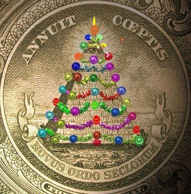Illuminati Christmas Blank Meme Template
