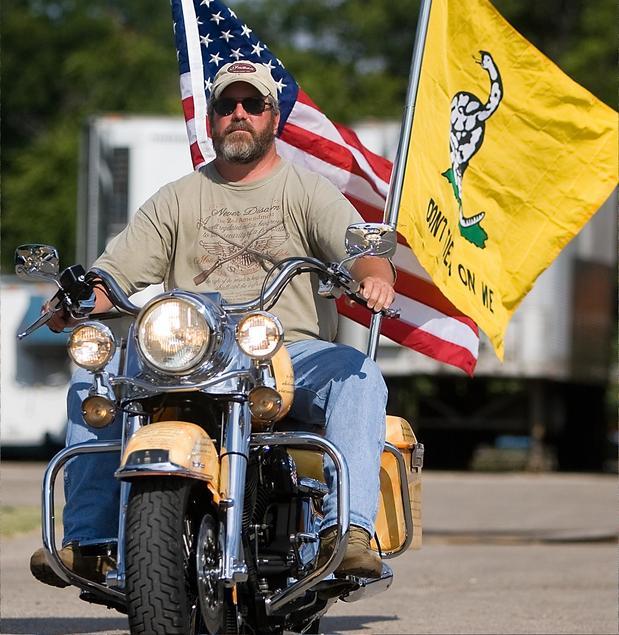 Dont Tread On Me Biker Blank Meme Template