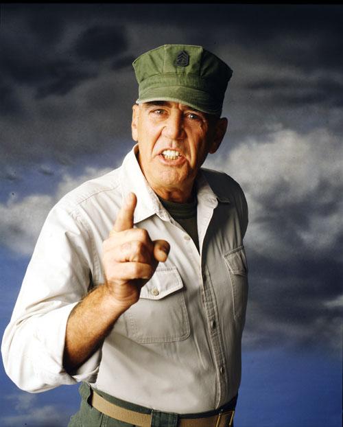 High Quality R. Lee Ermey Blank Meme Template