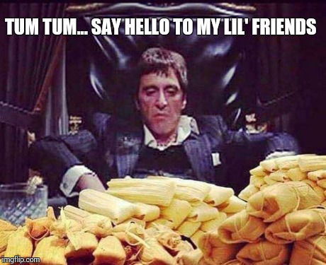 scarface | TUM TUM... SAY HELLO TO MY LIL' FRIENDS | image tagged in scarface | made w/ Imgflip meme maker