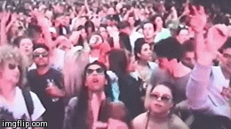 90s baby crowd | image tagged in gifs | made w/ Imgflip video-to-gif maker