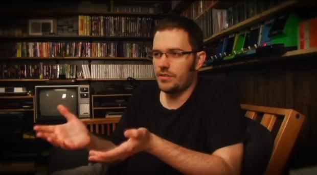 High Quality The Angry Video Game Nerd (James Rolfe) Blank Meme Template