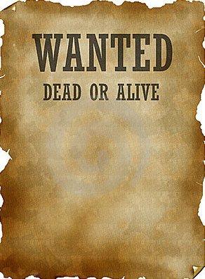 High Quality wanted dead or alive Blank Meme Template