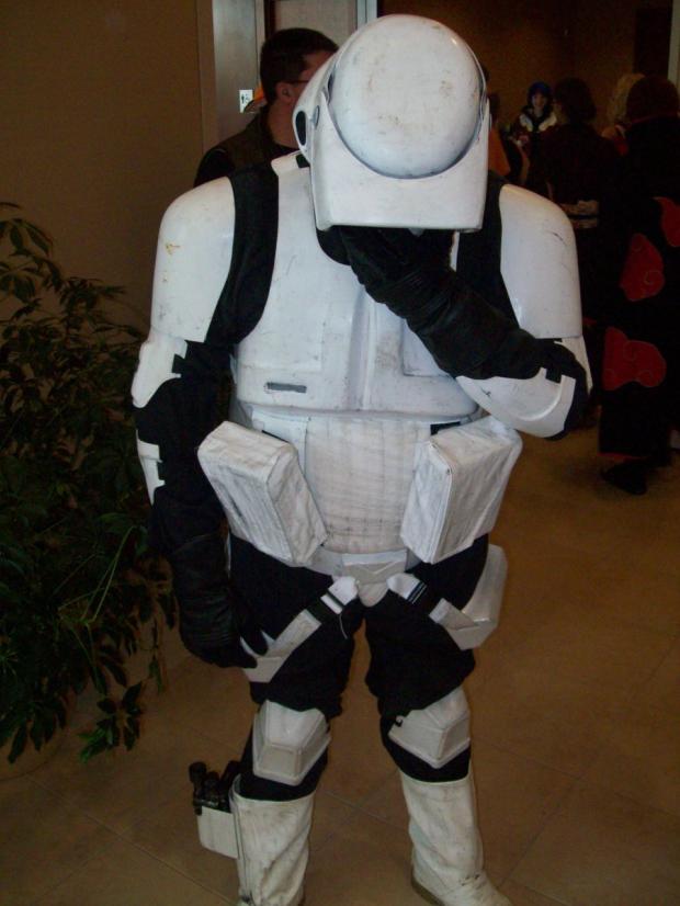 Storm trooper facepalm Blank Meme Template