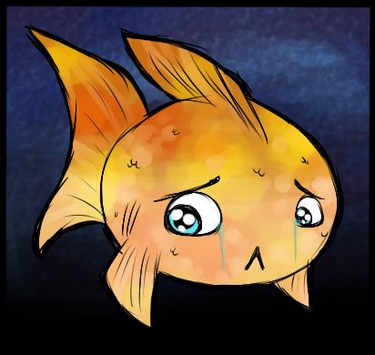 High Quality other sad fish Blank Meme Template