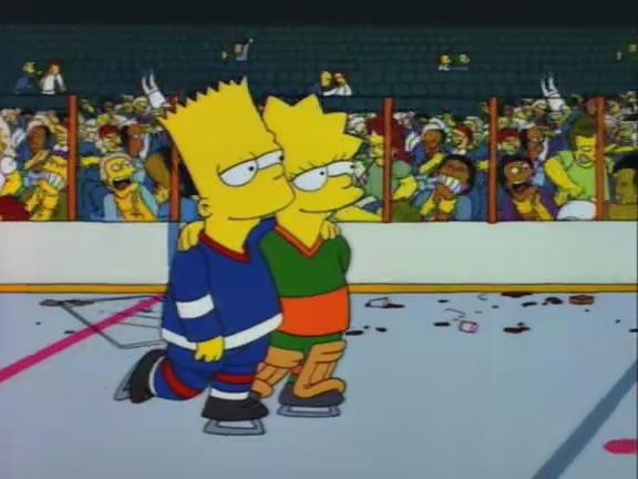 Simpsons Hockey Blank Meme Template