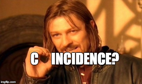 One Does Not Simply Meme | C     INCIDENCE? | image tagged in memes,one does not simply | made w/ Imgflip meme maker